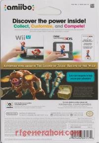 Amiibo: The Legend of Zelda: Breath of the Wild: Bokoblin  Box Back 200px