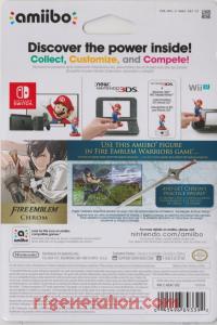 Amiibo: Fire Emblem: Chrom  Box Back 200px