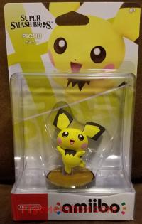 Amiibo: Super Smash Bros.: Pichu  Box Front 200px