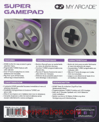 Super Gamepad  Box Back 200px