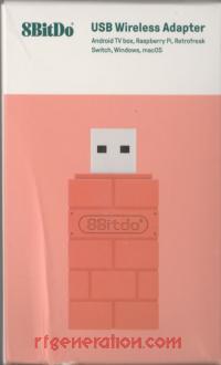 8BitDo Wireless USB Adapter Brown Box Front 200px